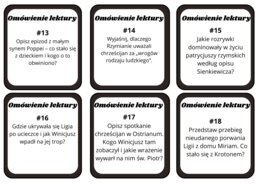 Quo Vadis - karty z pytaniami