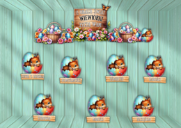 WIELKANOC ŻYCZENIA - WIEWIÓRKI