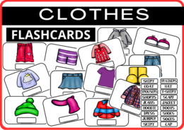 CLOTHES - FLASHCARDS