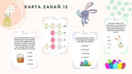 KARTA ZADAŃ 12 - WIELKANOC