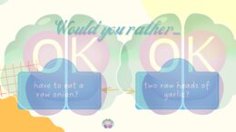 💬 Would You Rather…? – Fun Speaking Game (Kids / A1–A2, 15 stron) angielski dla dzieci, A1, A2, Kids, speaking, gra językowa, would you rather, pytania po angielsku, argumentowanie, mówienie po angielsku, komunikacja, konwersacje, zabawa na lekcji, rozgr