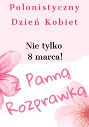 Dzień Kobiet! Gazetka na wesoło do pracowni polonistycznej. Panna Rozprawka! HIT!