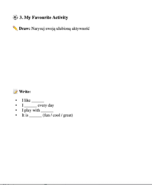 Karty pracy - Present Simple klasa 4