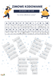 Logopedia - zimowe kodowanie głoska cz - dż