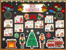 GAZETKA BOŻE NARODZENIE - zestaw materiałów z planszami