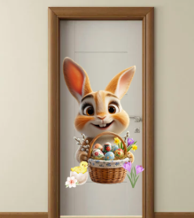 Interaktywna Gazetka Wielkanocna| Zawiera  kod QR do filmiku z zagadkami i ciekawostkami na temat Wielkanocy| Karta pracy+ kolorowanka+ odpowiedzi| Plakat 4 x A 4