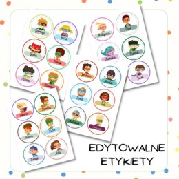 Etykiety - Superbohaterowie
