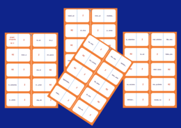 ORTOGRAFICZNE domino - ORTOGRAFIA - rz/ż.