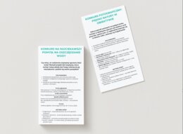 Konkursy. Plakat promujący segregację śmieci. Oszczędzanie wody. Konkurs fotograficzny