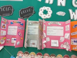 LAPBOOK - Present Simple & Present Continuous by Alicja Soszka