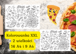 Kolorowanka XXL - Dzień Pizzy