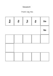 Karty pracy dla 9-11 latka. Pamięć i koncentracja uwagi.