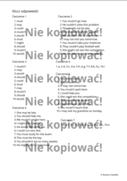 Karta pracy: Modal Verbs w akcji! B1