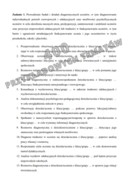 Plan pracy psychologa, przykładowe wpisy do dziennika, wzorcowe sprawozdanie