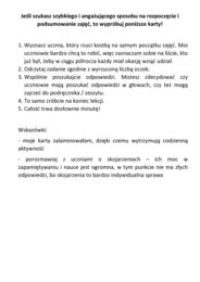 Powtórka na początek i podsumowanie zajęć