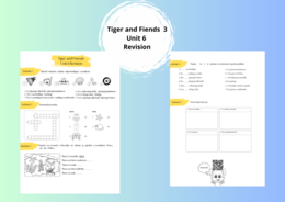 Tiger and Friends 3 Unit 6 Revision
