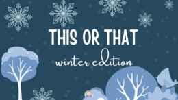 ❄️ This or That – Winter Edition: rozmowy, zabawa i świąteczny klimat po angielsku! ☕🎄zima, święta, konwersacje, mówienie po angielsku, this or that, zimowe pytania, świąteczne lekcje, integracja, speaking, argumentacja. winter, Christmas, this or that,