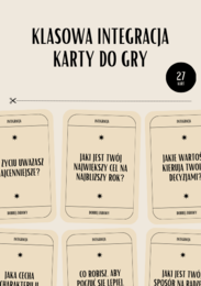 Klasowa Integracja: Gra Karciana na Godzinę Wychowawczą i TUS