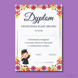 Dyplomy - klasa 2