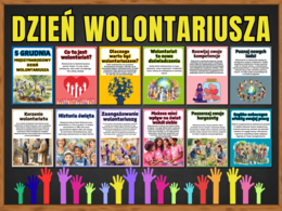 DZIEŃ WOLONTARIUSZA - zestaw materiałów na gazetkę szkolną - 5 grudnia