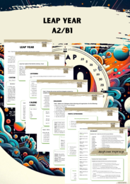 Leap Year_Rok przestępny. Karty pracy. Gotowa Lekcja. Worksheet. A2/B1