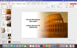 "Quo vadis" - propozycja omówienia lektury poprzez głównych bohaterów.