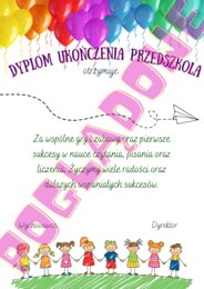Dyplomy dla przedszkolaków #przedszkole #dyplom #ukończenieprzedszkola