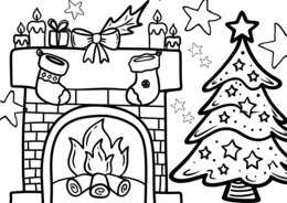 Kolorowanka, święta XXL