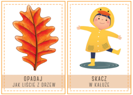 Jesienne karty ruchowe