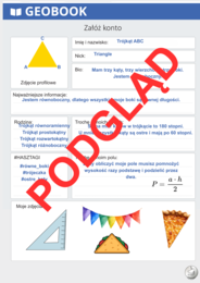 GeoBook - zakładamy profil figury na portalu społecznościowym