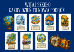Gazetka szkolna na rozpoczęcie roku – „Każdy dzień to nowa podróż!
