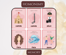 Homonimy - memory