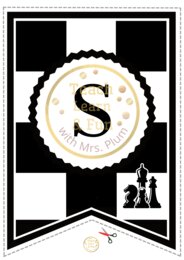 ♟️ Girlanda „Szkolny Turniej Szachowy” – wyjątkowa dekoracja na każde zawody! ♟️🏆