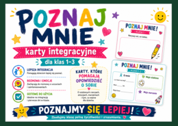 💛 POZNAJ MNIE – karty integracyjne dla klas 1–3