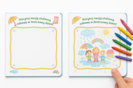 Deszczowy dzień w przedszkolu