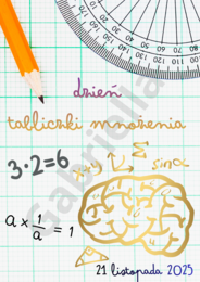 Plakat 1 dzień tabliczki mnożenia