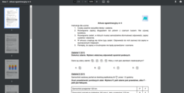 Arkusz egzaminacyjny nr 4 - klasa 7