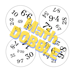 Math Dobble - Tabliczka mnożenia