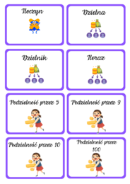 Fiszki matematyczne - 223 karty z pojęciami