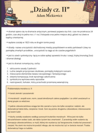 Opracowanie ,,Dziady cz. II"