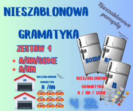 Nieszablonowa Gramatyka- zestaw 1" a/an/some"