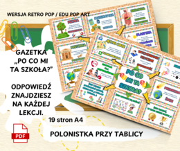 PO CO MI TA SZKOŁA?! EDU POP – szkolna gazetka 19 stron A4