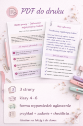 Ogłoszenie: poszukiwany najpiękniejszy bukiet [Karta pracy]