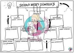 Ewolucja - źródła wiedzy - kl. 8 karta pracy