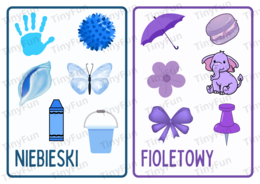 🎨 Kolorowe Karty Edukacyjne – 10 Plansz Pełnych Barw dla Dzieci 🌈 Nauka Kolorów