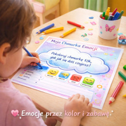 Chmurka emocji - karta pracy
