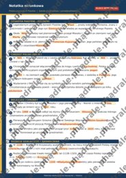 NOTATKA OKIENKOWA - POLSKA PIERWSZYCH PIASTÓW + KLUCZ ODPOWIEDZI