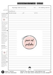 Charakterystyka koleżanki lub kolegi z ławki - karta pracy ze wskazówkami