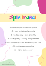 Projekt: Ortografia dla klas 4-6