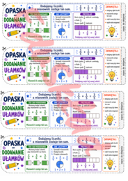 🟩 MATEMATYCZNE OPASKI NA RĘKĘ  Skuteczna pomoc dydaktyczna do wprowadzania nowych tematów